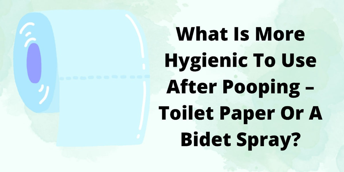 What is more hygienic to use Toilet Paper or a Bidet Spray? Feel